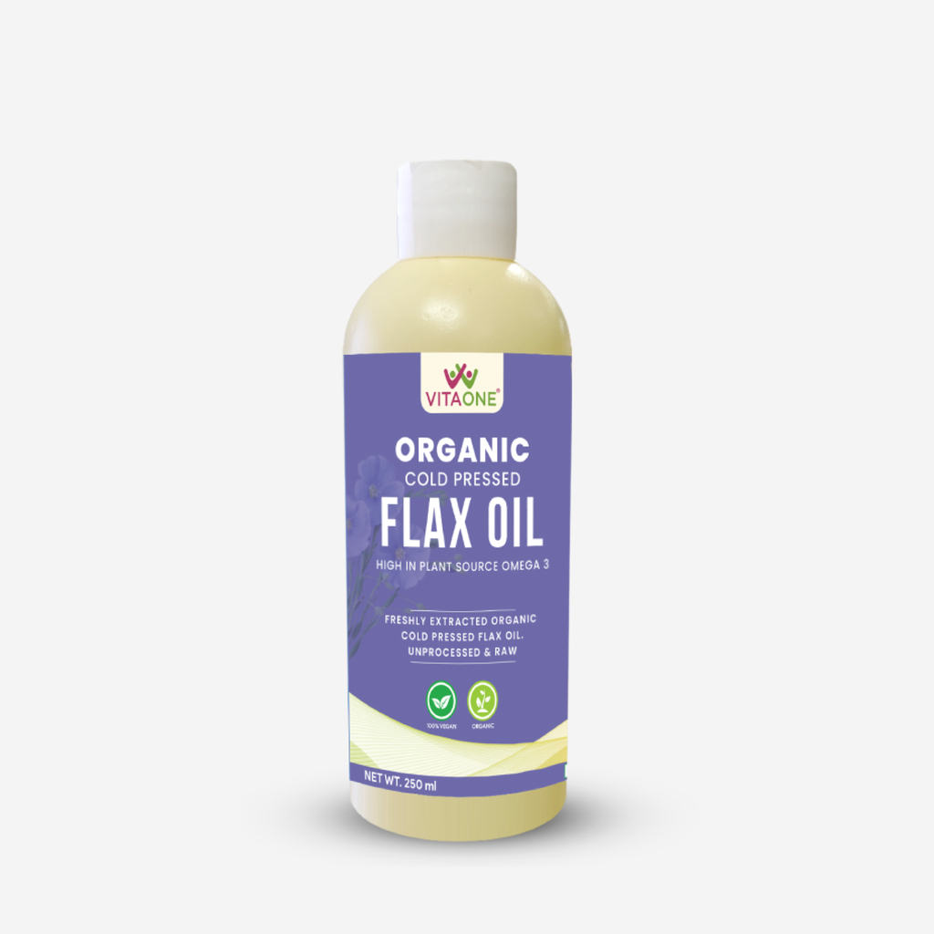 Organic Cold Pressed Flax Oil